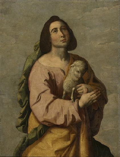 Francisco de Zurbaran Saint Agnes China oil painting art